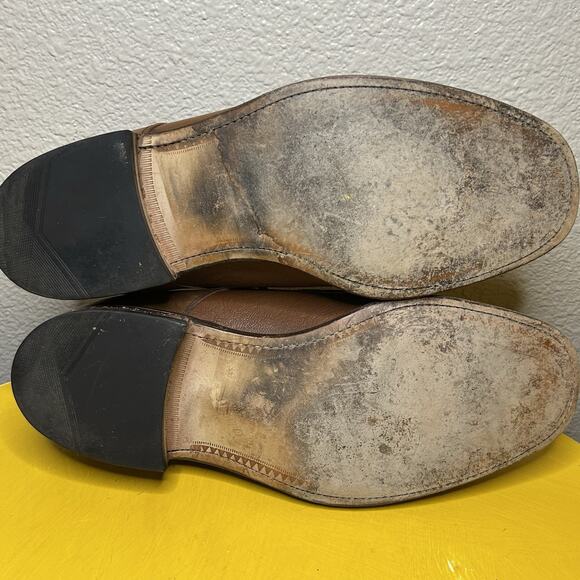 loake bros Fontwell brown leather dress shoes Formal Wear men’s Size 8.5 EEE - Picture 10 of 16